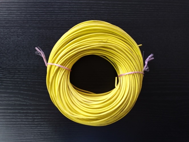Rollo Cable Eléctrico / Alambre 1.5mm x 100 mts / Amarillo 