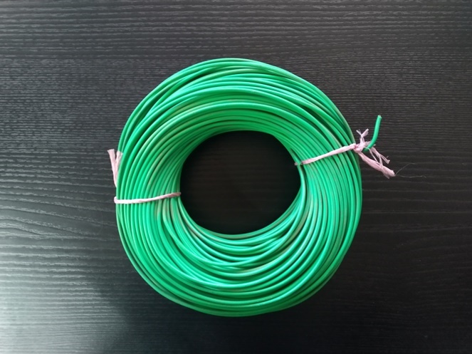 Rollo Cable Eléctrico / Alambre 1.5mm x 100 mts / Verde 