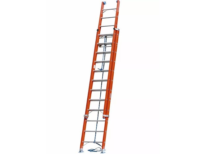 Escalera Telescopica / Fibra De Vidrio / 2 X 14 / Alfamat / 7.74 Mt 